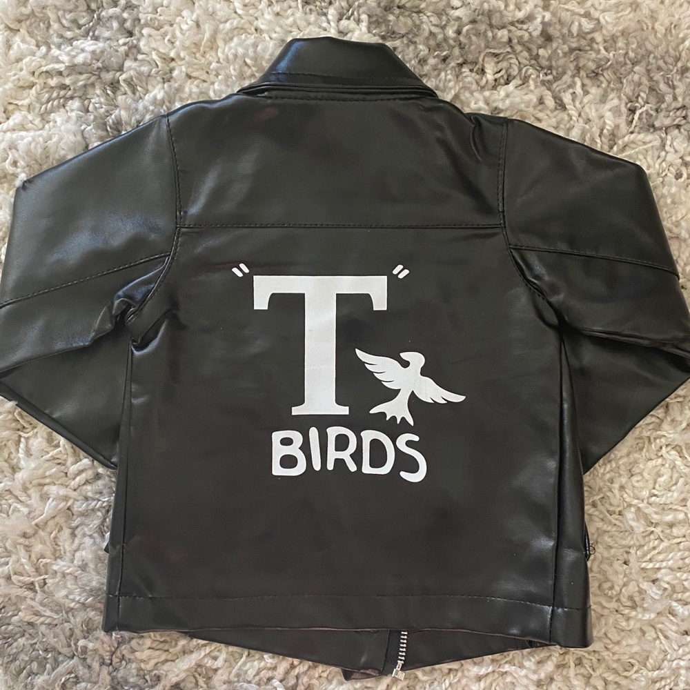 Toddler Grease T-Birds Faux Leather jacket